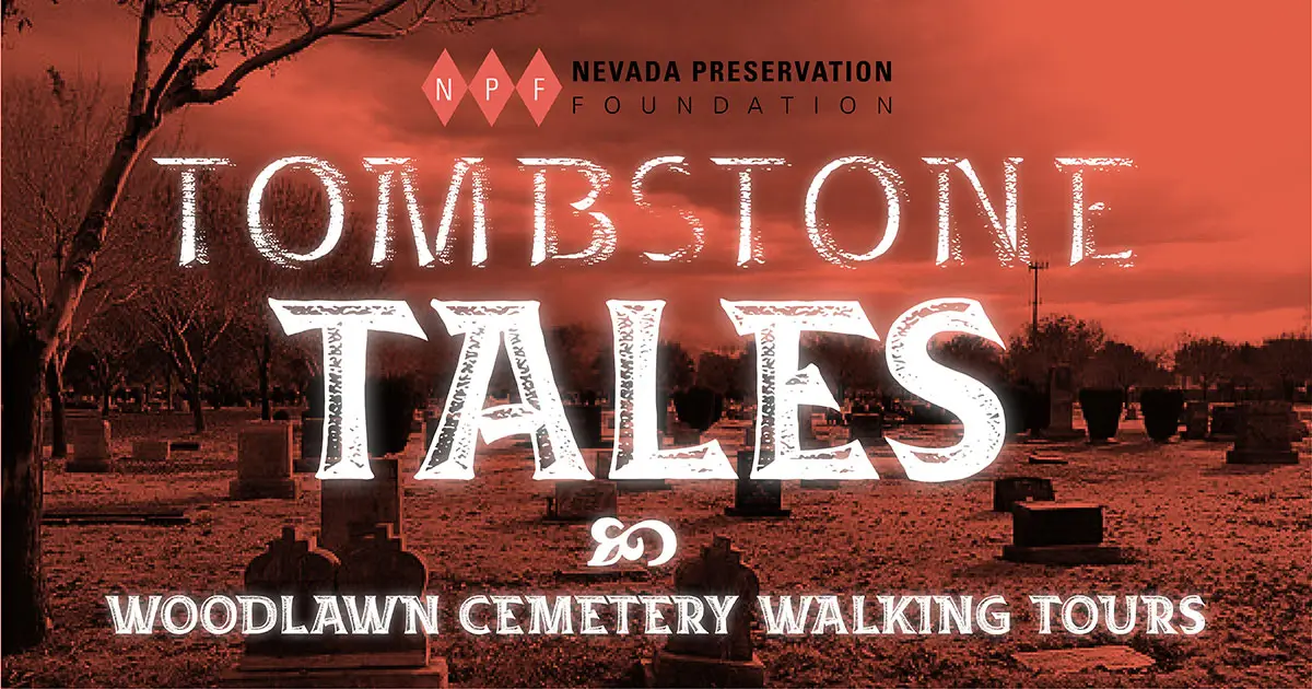 Tombstone Tales, the Woodlawn Cemetery tour in Las Vegas graphic