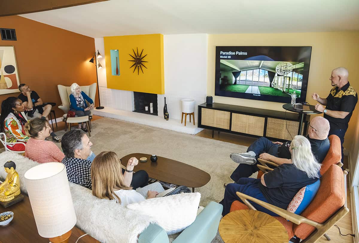 Old Home 911 class in midcentury home